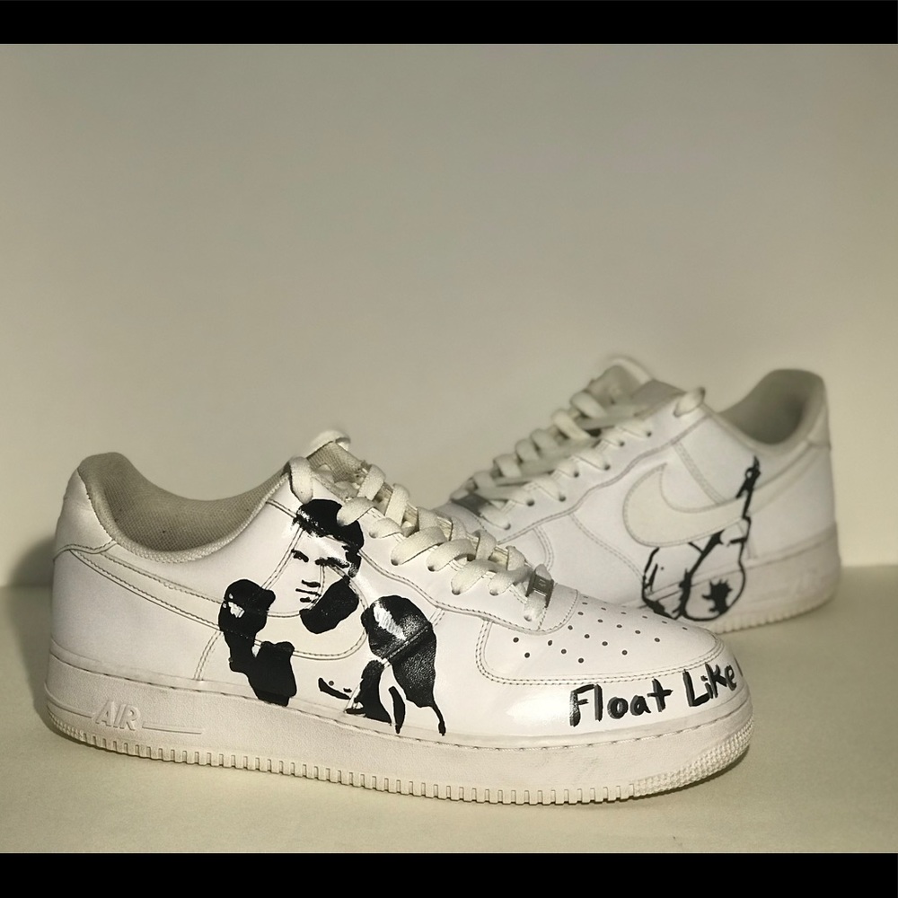 Nike AF’1 Size 13 Custom Muhammad Ali Shies